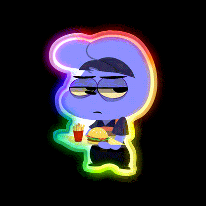 Minimum Wage Gang Fast Food Led Neon Sign For Burger Place Rgb Color - LED neon sign close-up detail
