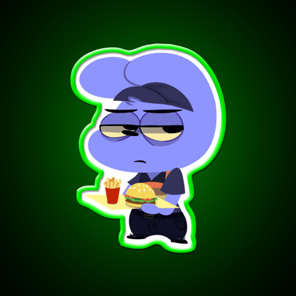 Minimum Wage Gang Fast Food Led Neon Sign For Burger Place Rgb Color - Shineneon