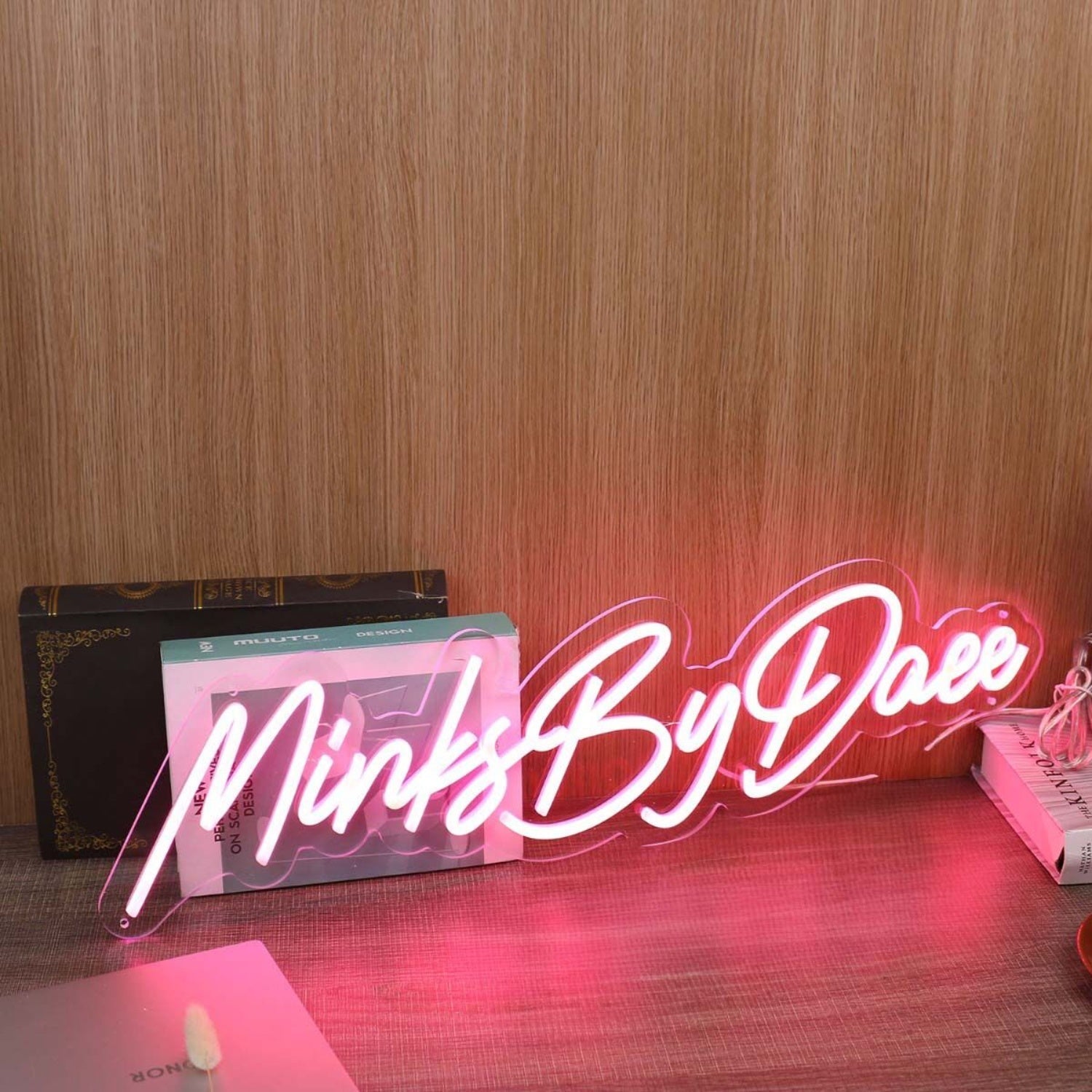 Minks By Daee Red Led Neon Sign - Shineneon
