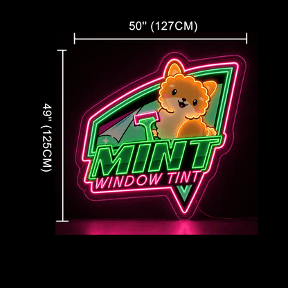 Mint Window Tint Custom Led Neon Sign - Shineneon