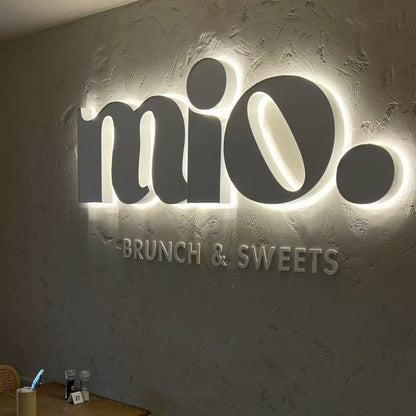 Mio Brunch Sweets 3D Backlit Channel Letters Led Light Sign - Shineneon