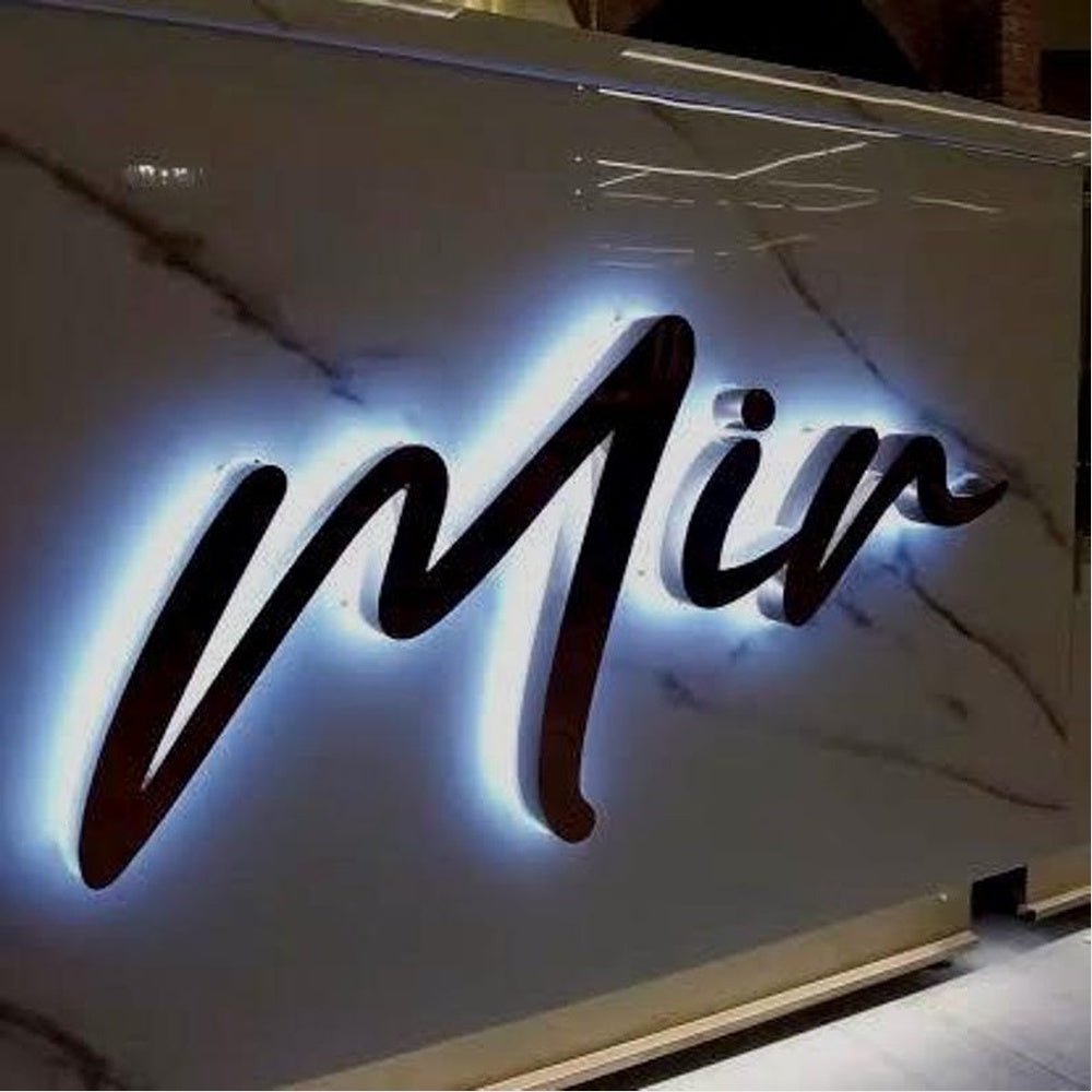 Mir 3D Backlit Channel Letters Led Light Sign - Shineneon