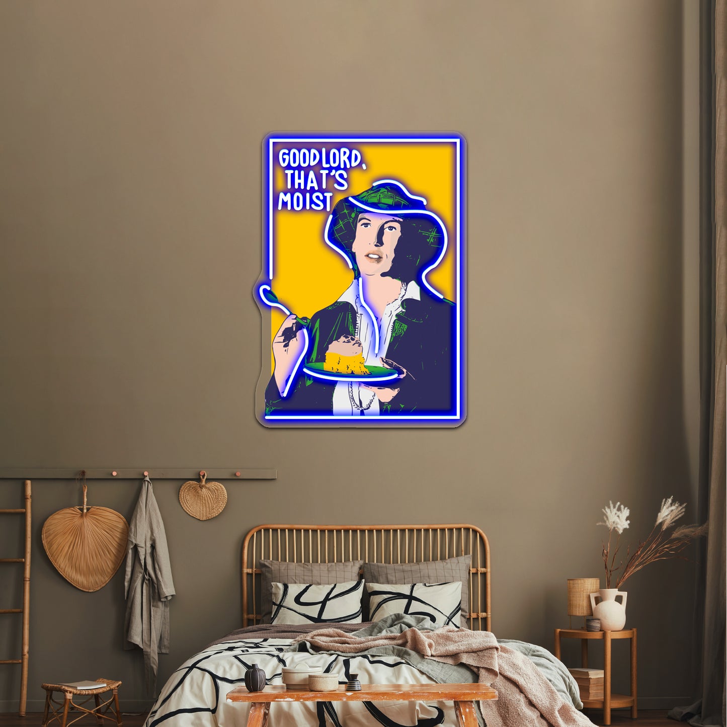 Miranda Hart Moist Pop Art Edition Artwork Neon Wall Signs