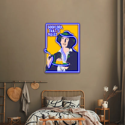 Miranda Hart Moist Pop Art Edition Artwork Neon Wall Signs