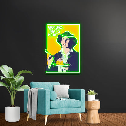 Miranda Hart Moist Pop Art Edition Artwork Neon Wall Signs