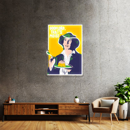 Miranda Hart Moist Pop Art Edition Artwork Neon Wall Signs