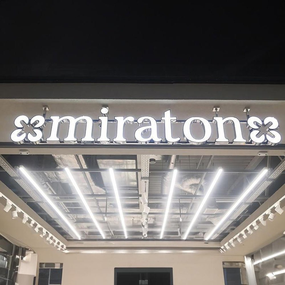 Miraton With Logo 3D Frontlit Letters Metal Led Sign - Shineneon