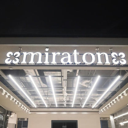 Miraton With Logo 3D Frontlit Letters Metal Led Sign - Shineneon