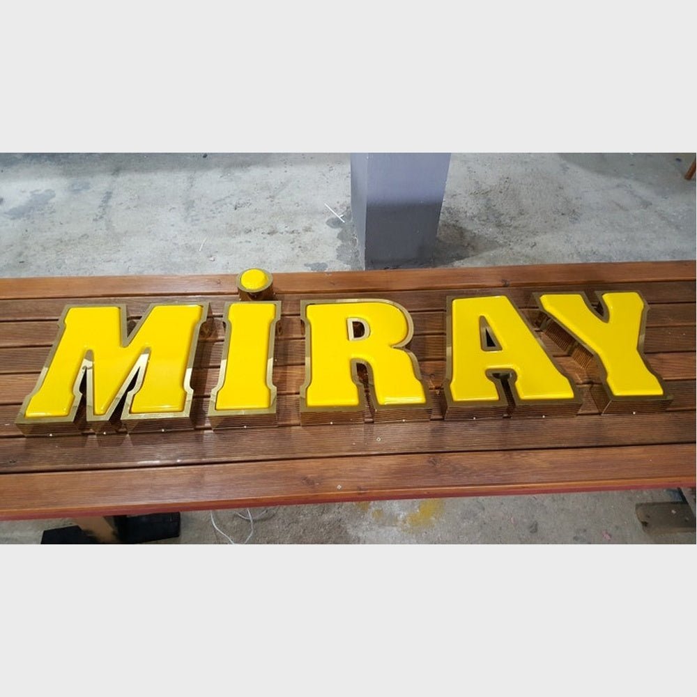 Miray 3D Frontlit Channel Letters Led Light Sign - Shineneon
