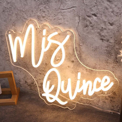 Mis Quince Yellow Led Neon Sign - Shineneon