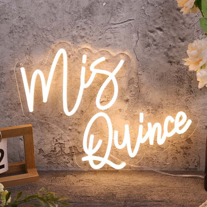 Mis Quince Yellow Led Neon Sign - Shineneon