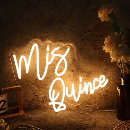 Mis Quince Yellow Led Neon Sign - Shineneon