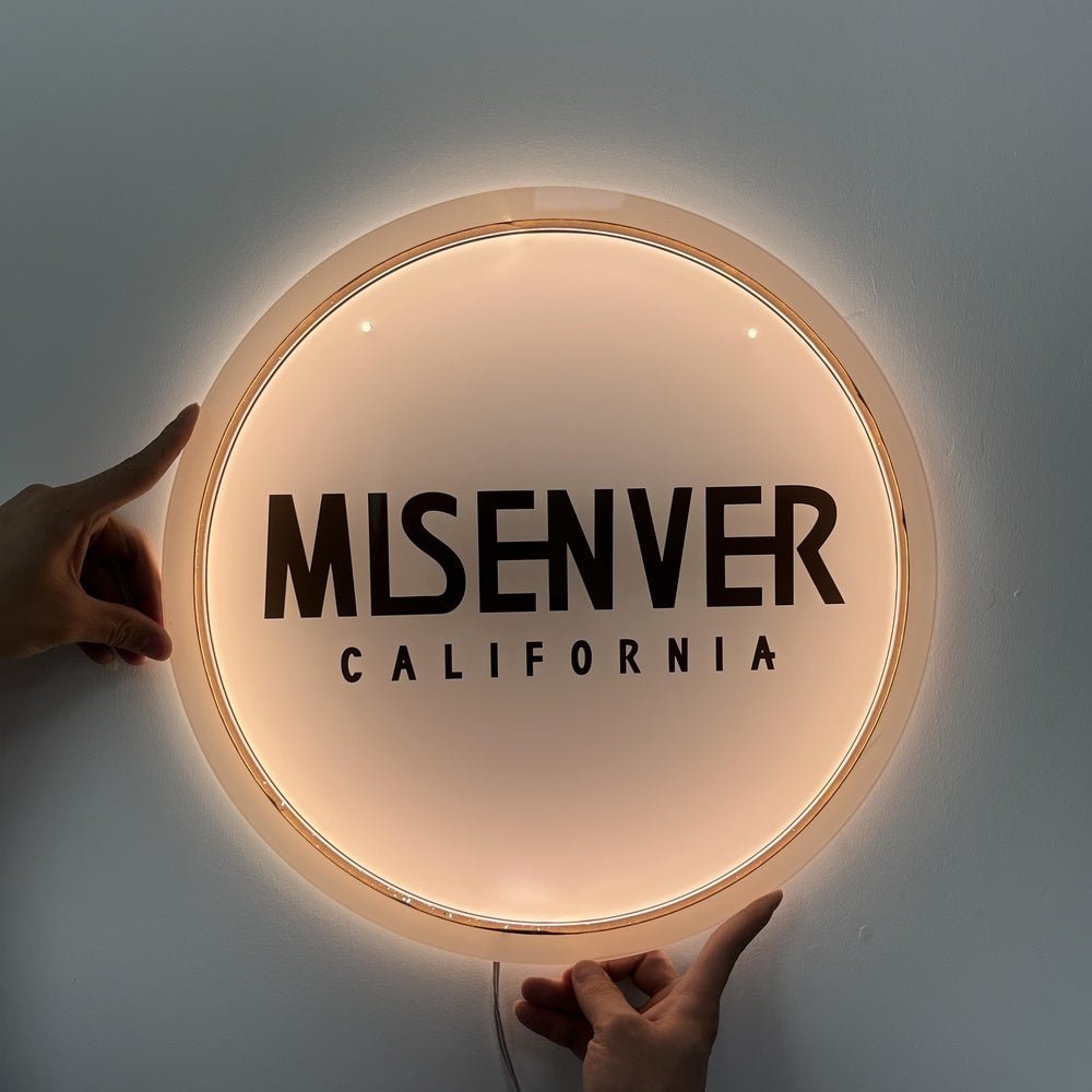 Misenver Acrylic Business Logo Sign - Shineneon