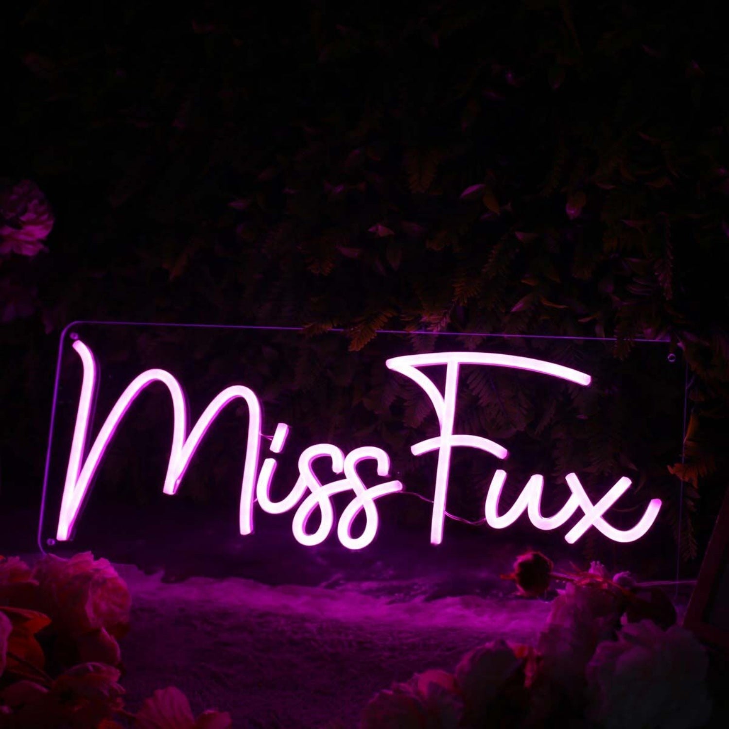 Miss Fux Purple Led Neon Sign - Shineneon