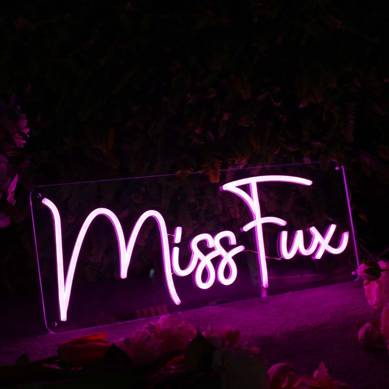 Miss Fux Purple Led Neon Sign - Shineneon