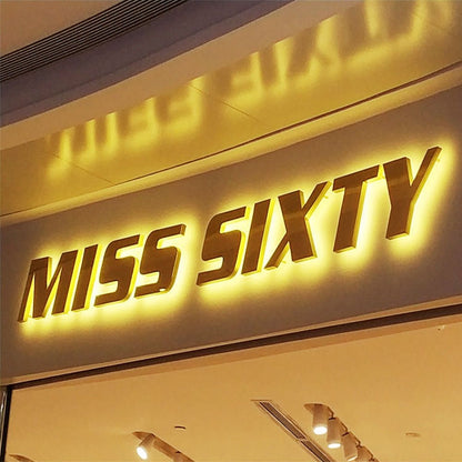 Miss Sixty 3D Backlit Channel Letters Led Light Sign - Shineneon