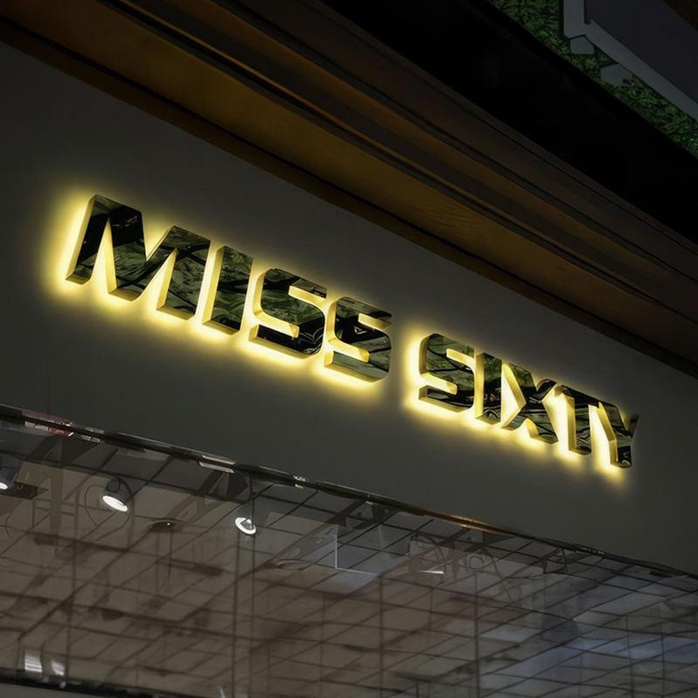 Miss Sixty 3D Backlit Letters Business Metal Led Sign - Shineneon