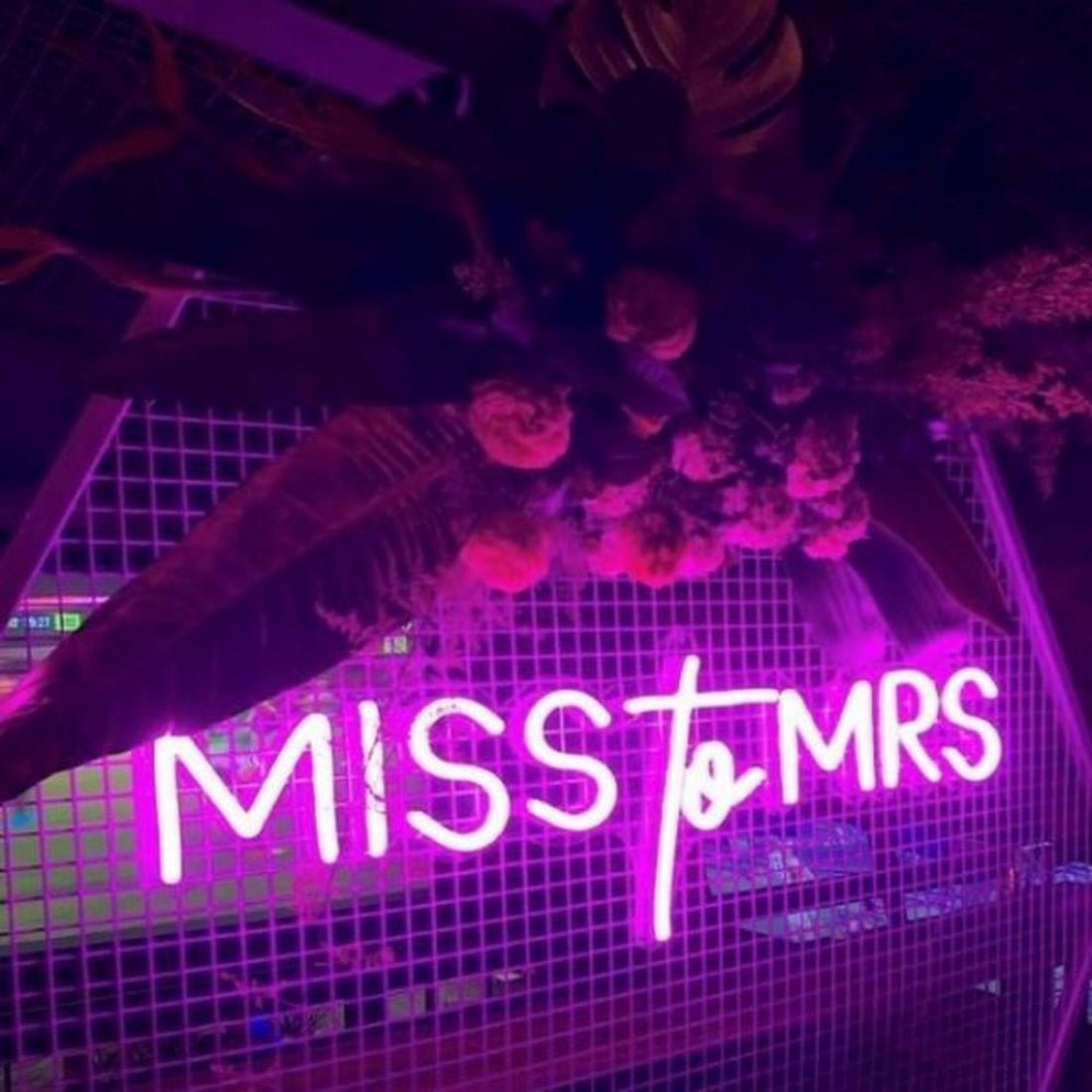 Miss To Mrs Led Sign Business Neon Signs - Shineneon
