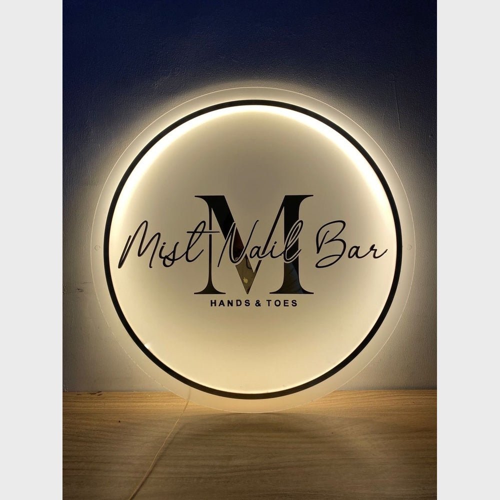 Mist Nail Bar Hands Toes Acrylic Business Logo Sign - Shineneon