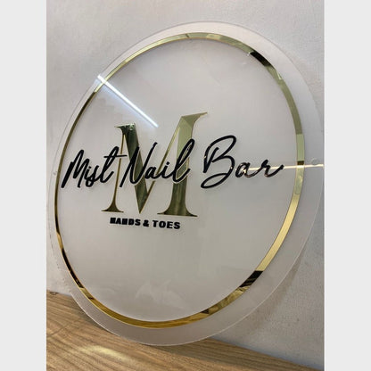 Mist Nail Bar Hands Toes Acrylic Business Logo Sign - Shineneon