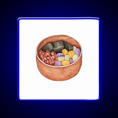 Mixed Sweet Soup Dessert Led Neon Sign Chinese Food Rgb Color