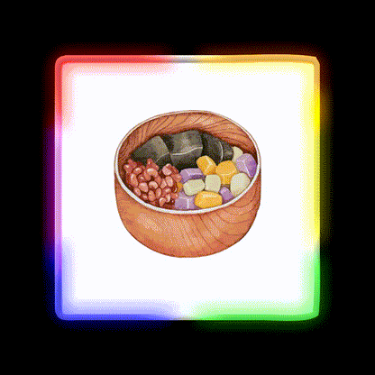 Mixed Sweet Soup Dessert Led Neon Sign Chinese Food Rgb Color