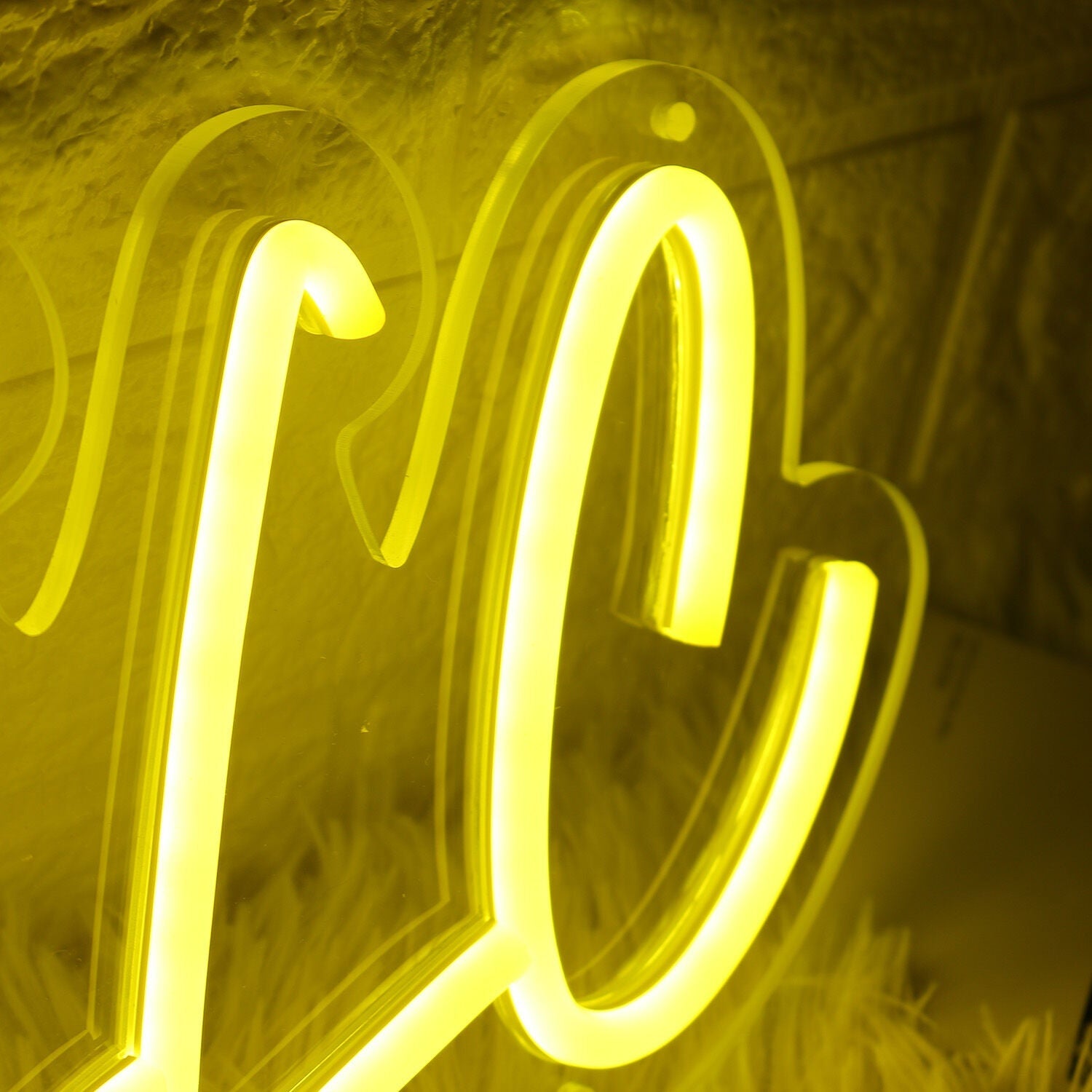 Mj Social Llc Yellow Led Neon Sign - Shineneon