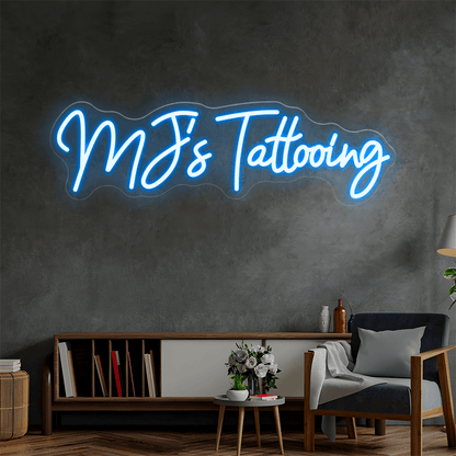 MJ's Tattooing Custom Neon Sign - Shineneon