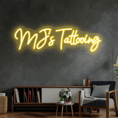 MJ's Tattooing Custom Neon Sign - Shineneon