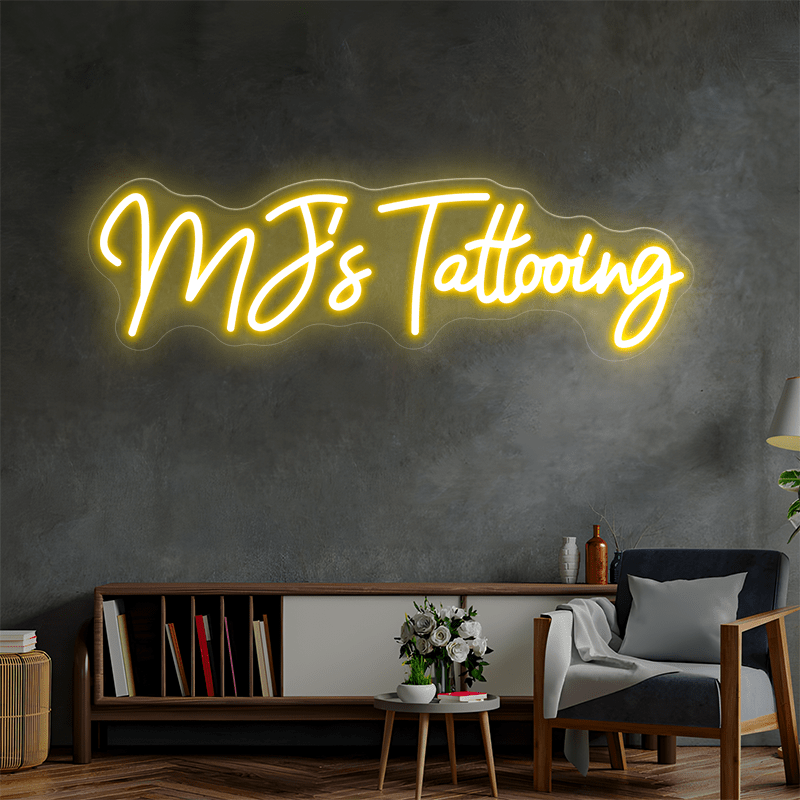 MJ's Tattooing Custom Neon Sign - Shineneon
