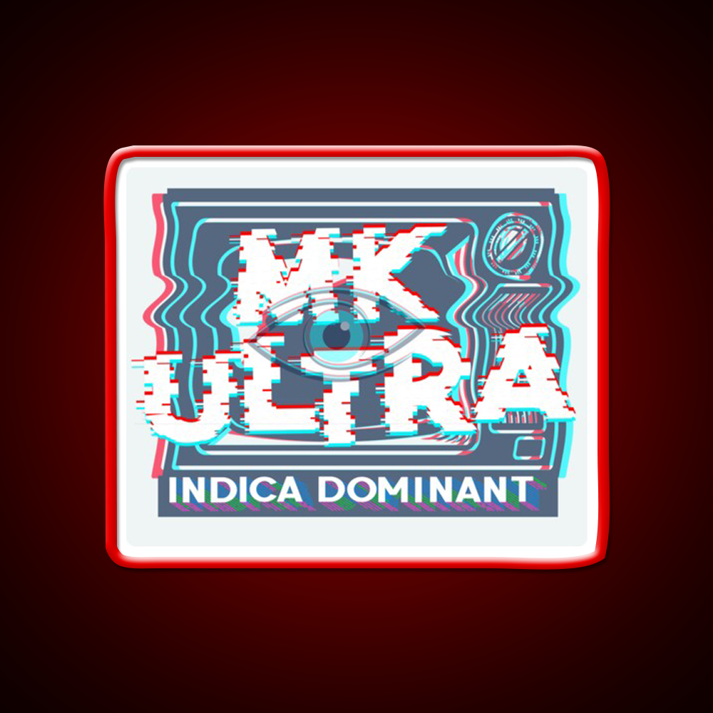 Mk Ultra Strain Art Hemp Inspired Green Leaf Led Neon Sign Rgb Color - LED neon sign view 10