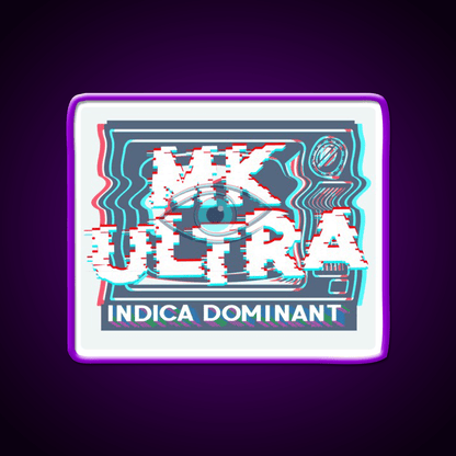 Mk Ultra Strain Art Hemp Inspired Green Leaf Led Neon Sign Rgb Color - Shineneon
