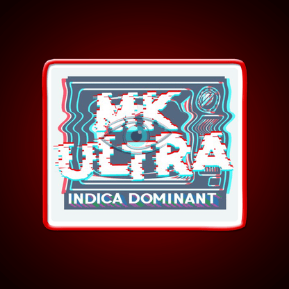 Mk Ultra Strain Art Hemp Inspired Green Leaf Led Neon Sign Rgb Color - Shineneon