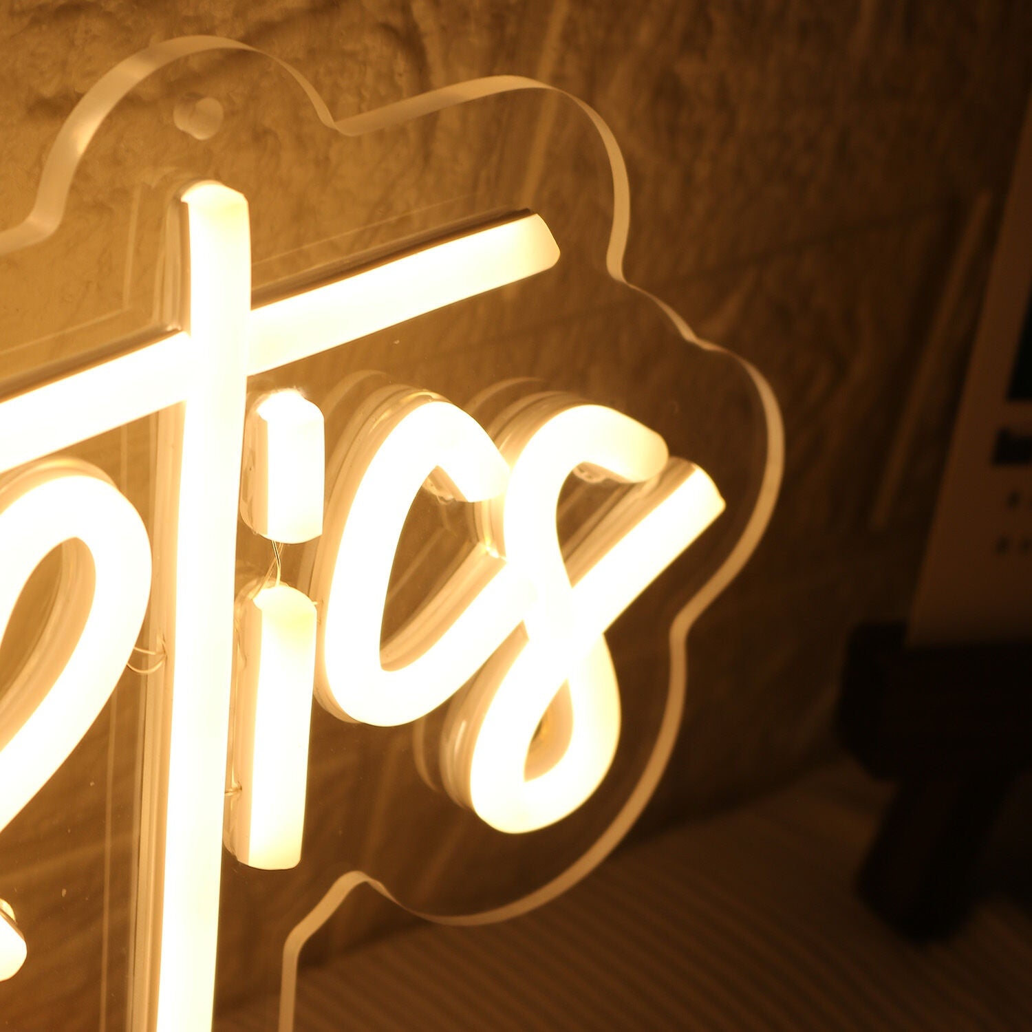 Mm Aesthetics Yellow Led Neon Sign - Shineneon
