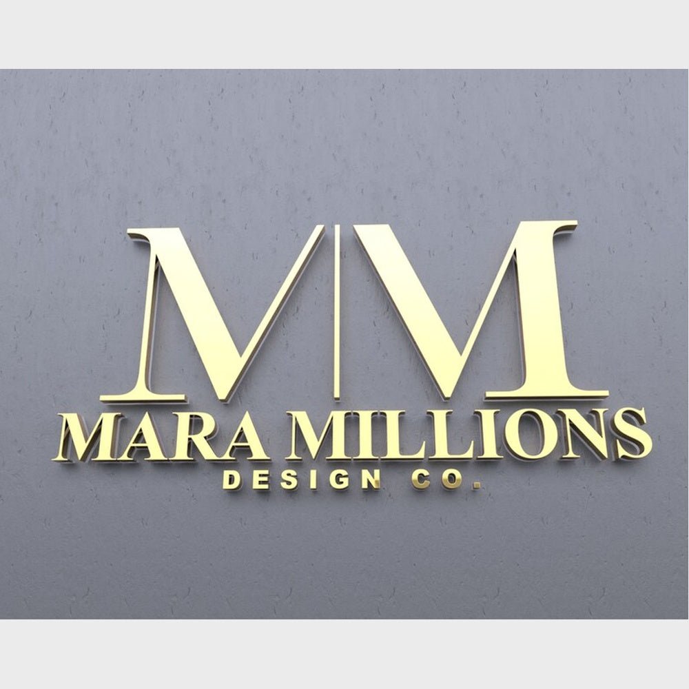 Mm Mara Millions Design Co 3D Backlit Channel Letters Led Light Sign - Shineneon
