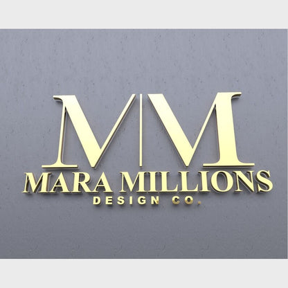 Mm Mara Millions Design Co 3D Backlit Channel Letters Led Light Sign - Shineneon