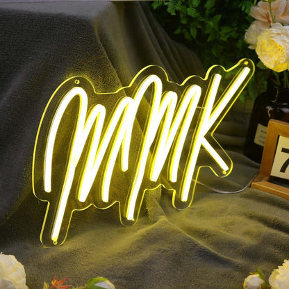 Mmk Yellow Led Neon Sign - Shineneon