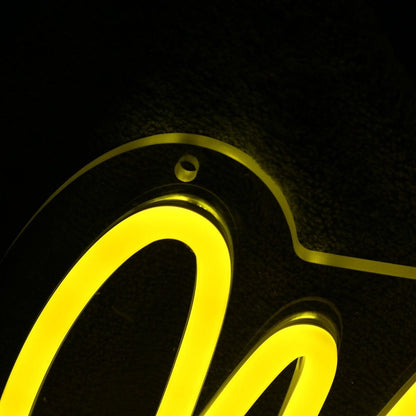 Mmk Yellow Led Neon Sign - Shineneon