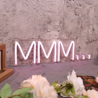 Mmm Pink Led Neon Sign - Shineneon