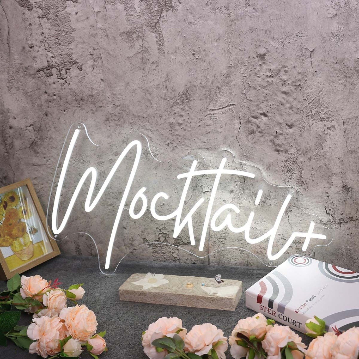 Mocktail White Led Neon Sign - Shineneon