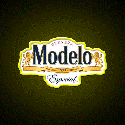 Modelo Carveza Especial Beer Bar Decor Led Neon Sign Rgb Color - Custom LED neon sign front view