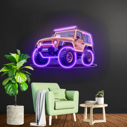 Modern Adventure Off Roading Suv Led Neon Sign Light Custom Led Signs - Shineneon