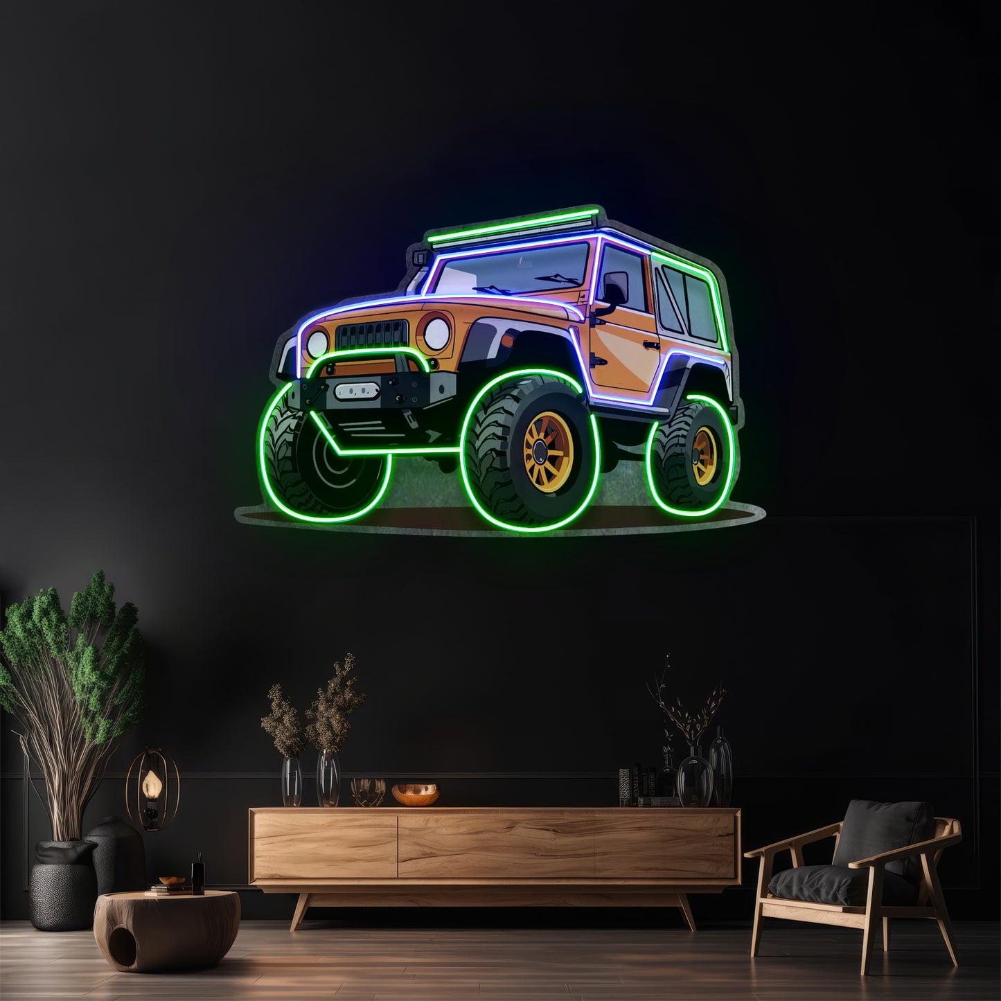 Modern Adventure Off Roading Suv Led Neon Sign Light Custom Led Signs