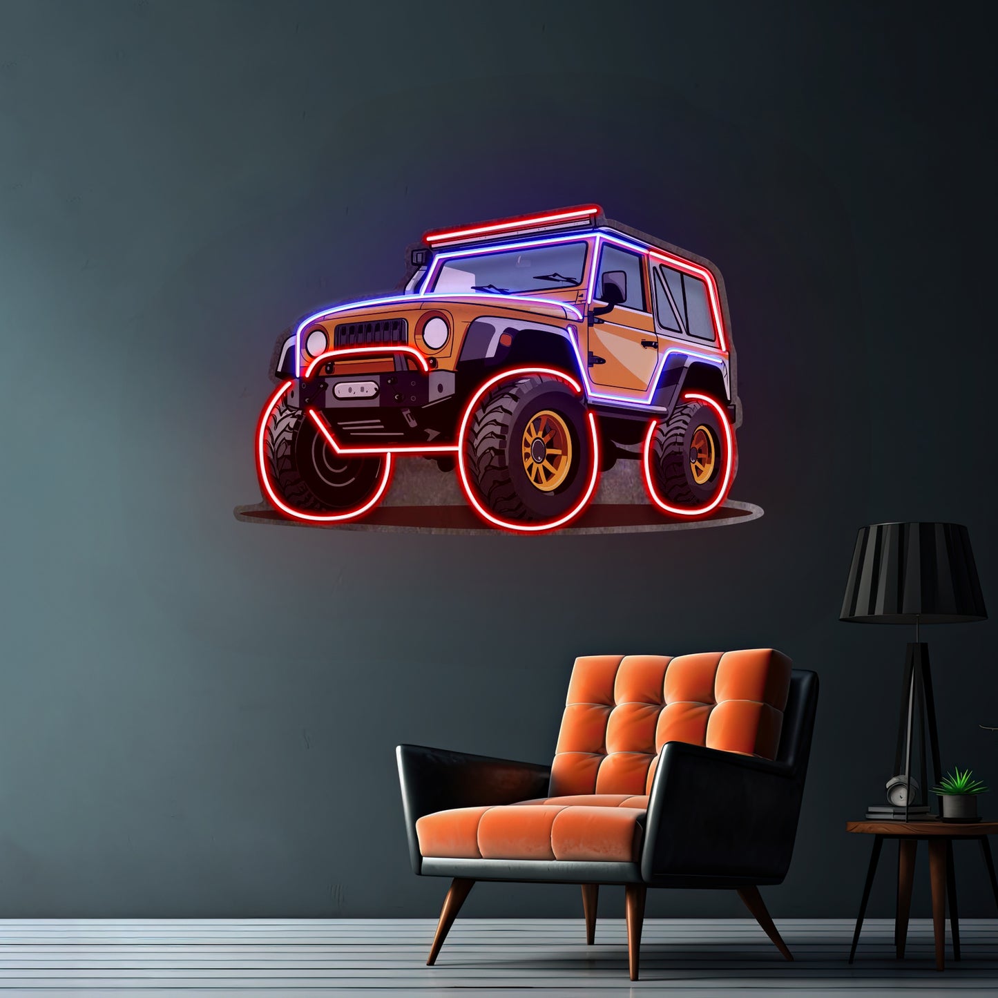 Modern Adventure Off Roading Suv Led Neon Sign Light Custom Led Signs