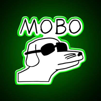 Modern Baseball Dog Mobo Beer Bar Decor Led Neon Sign Rgb Color - LED neon sign view 8