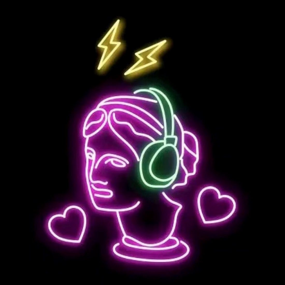 Modern Italian Music Statue Led Sign Business Neon Sign - Shineneon