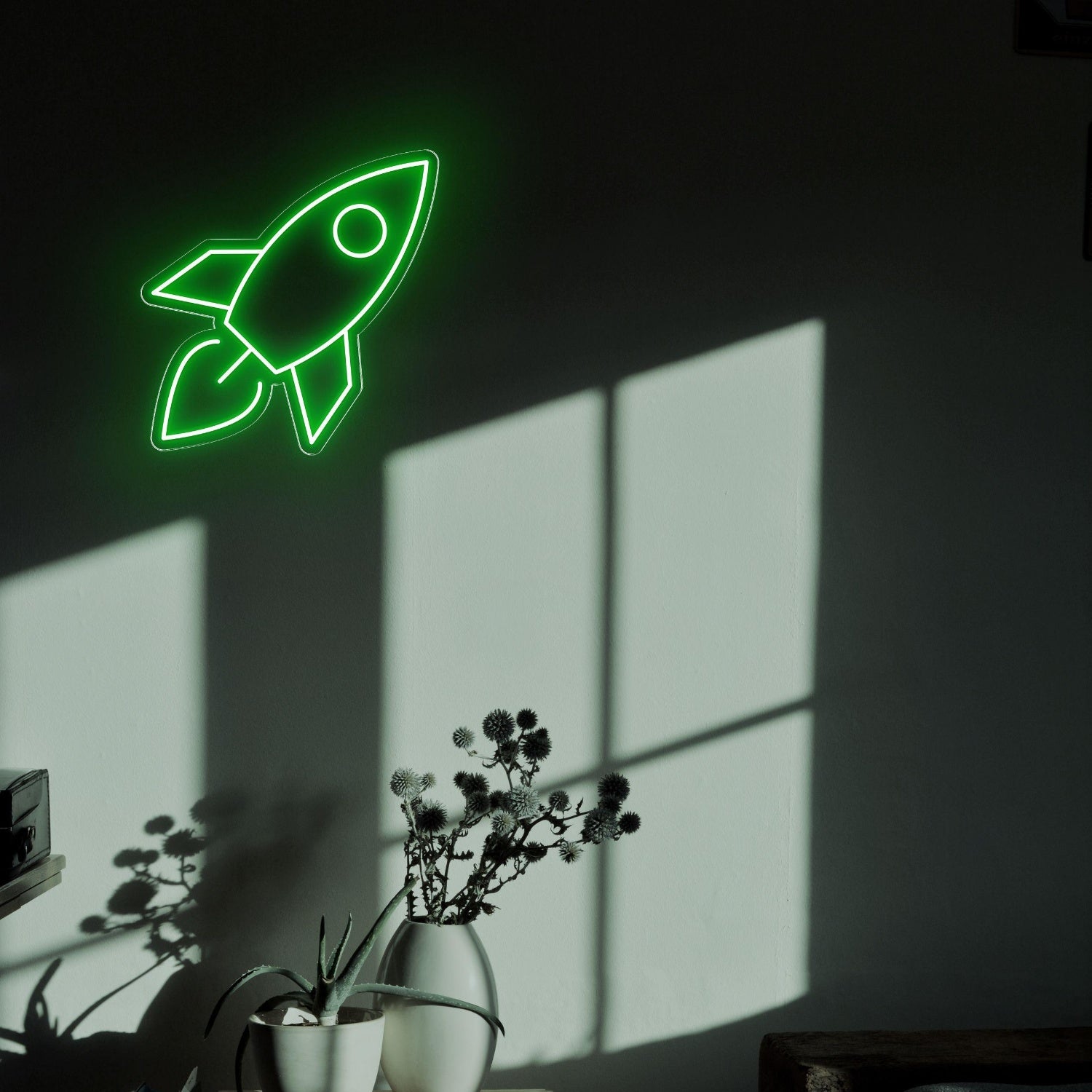 Modern Rocket Led Neon Sign For Home Bedroom Wall Decor | Shineneon