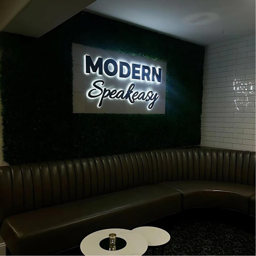 Modern Speakeasy 3D Backlit Channel Letters Led Light Sign - Shineneon
