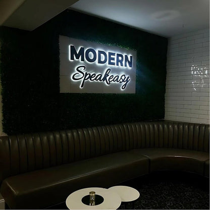 Modern Speakeasy 3D Backlit Channel Letters Led Light Sign - Shineneon