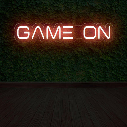 Modern White Game On Led Neon Sign For Gaming Room And Arcade Wall Decor | Shineneon